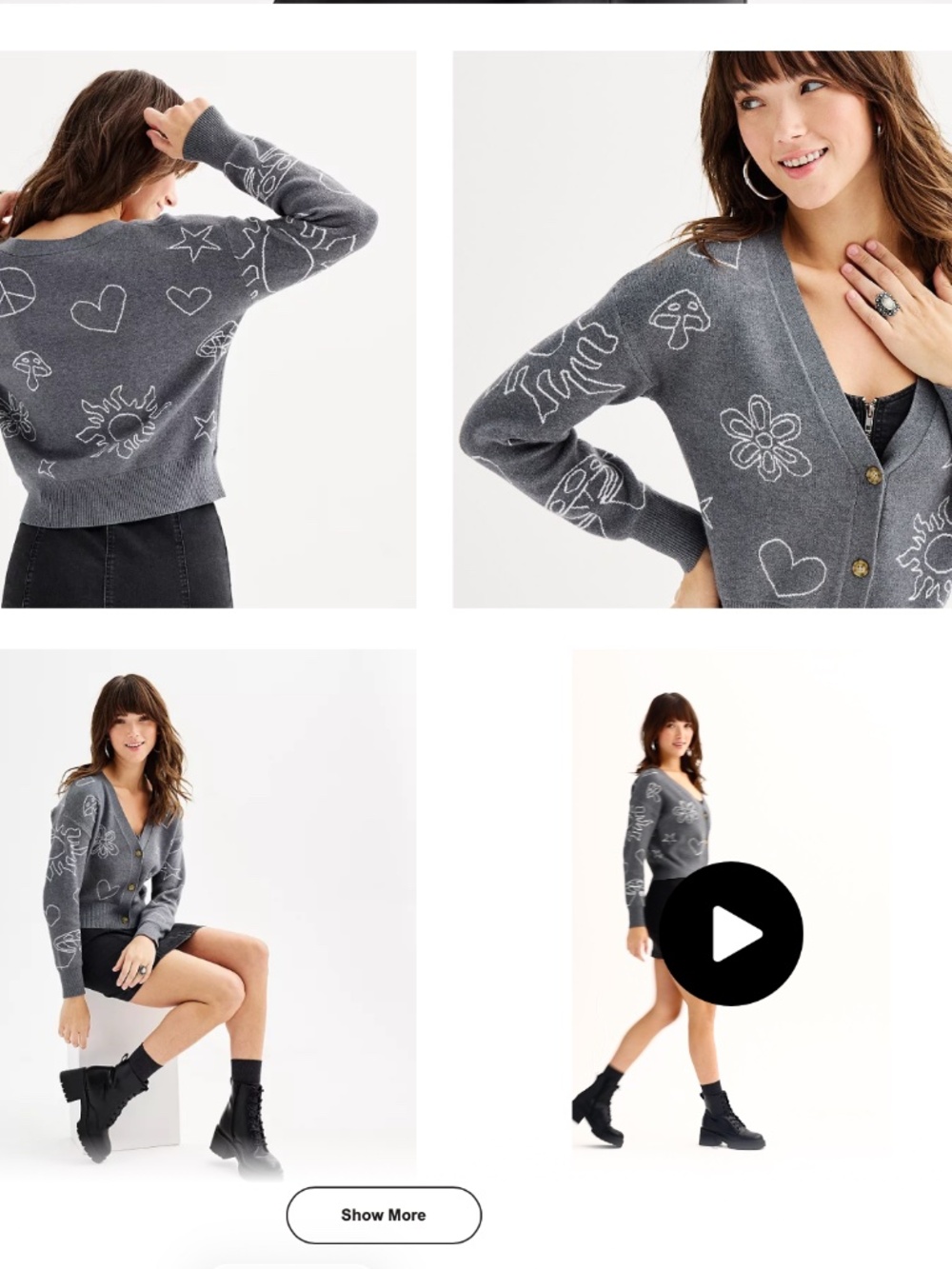 NWT Grey NB Cardigan XS